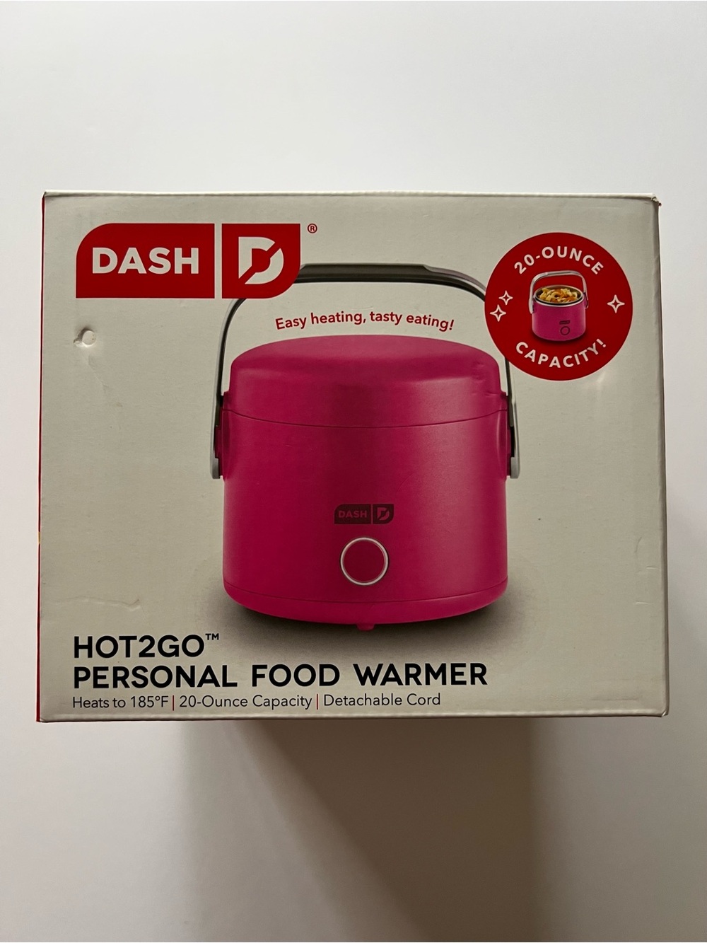 Dash Hot2Go Personal Crockpot Style Food Warmer 20oz Capacity Travel Crockpot